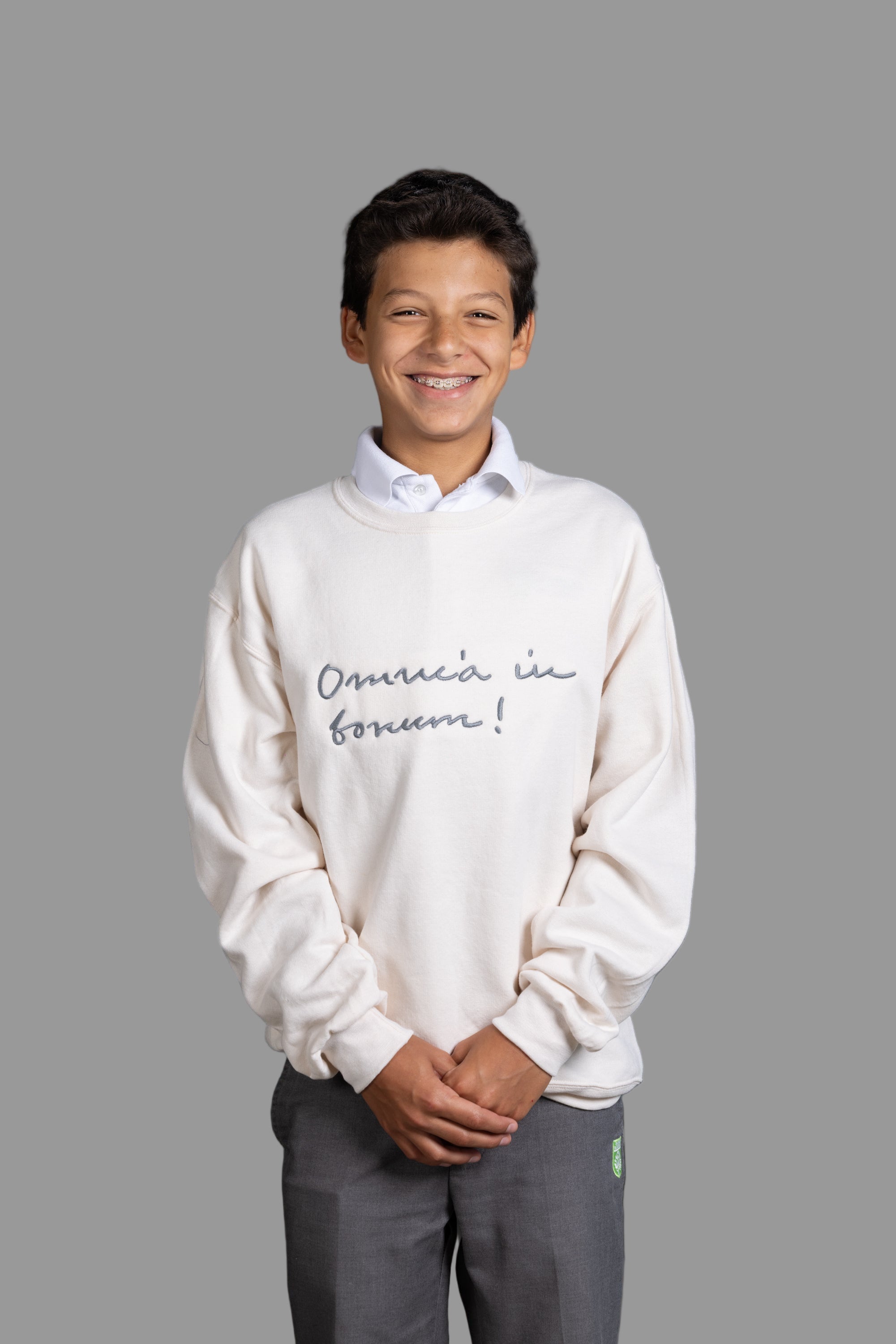 Omnia in Bonum-Crewneck Sweatshirt/Big Logo