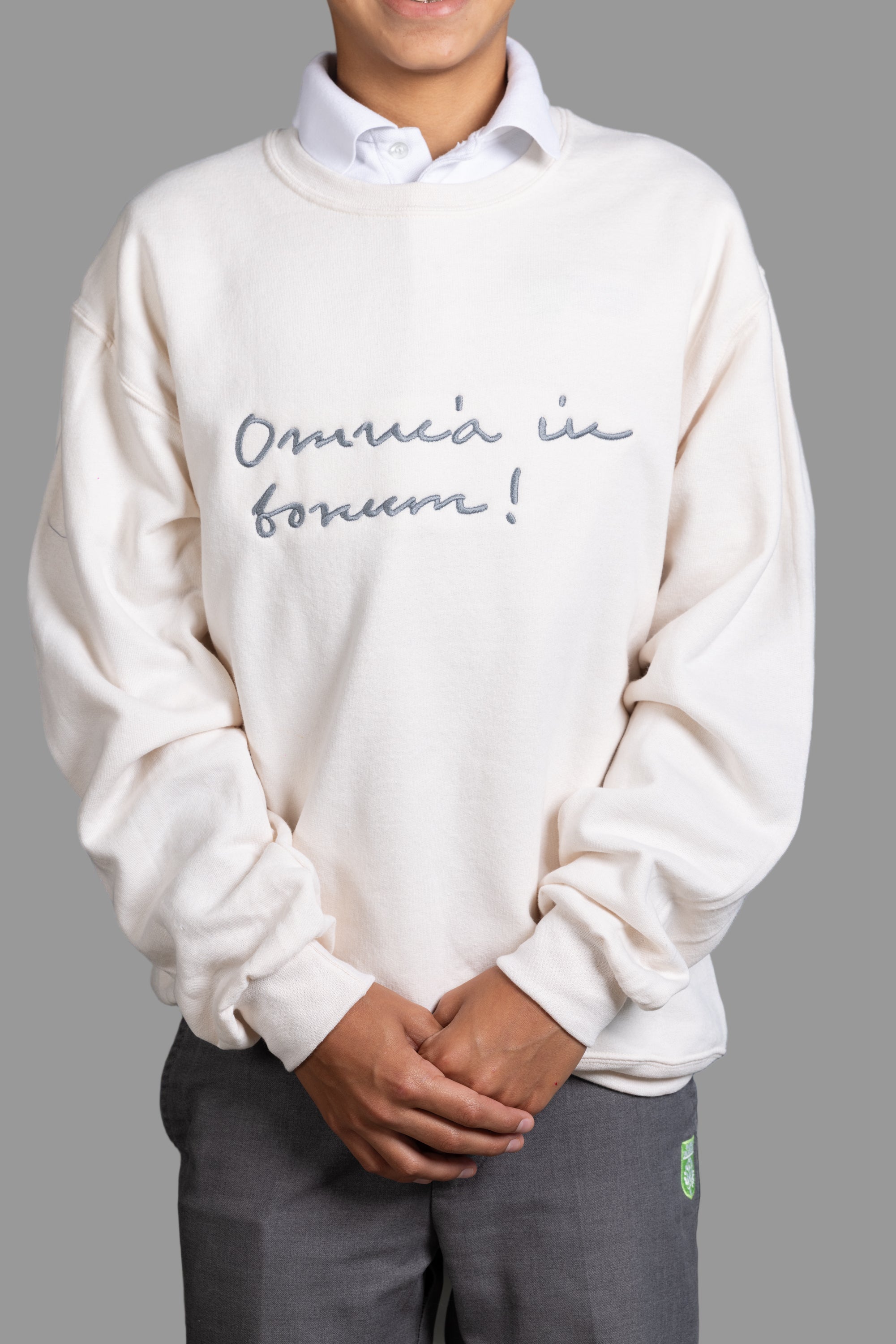 Omnia in Bonum-Crewneck Sweatshirt/Big Logo