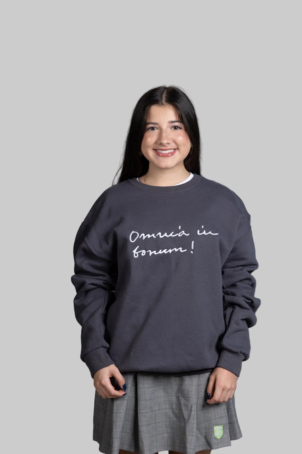 Omnia in Bonum-Crewneck Sweatshirt/Big Logo