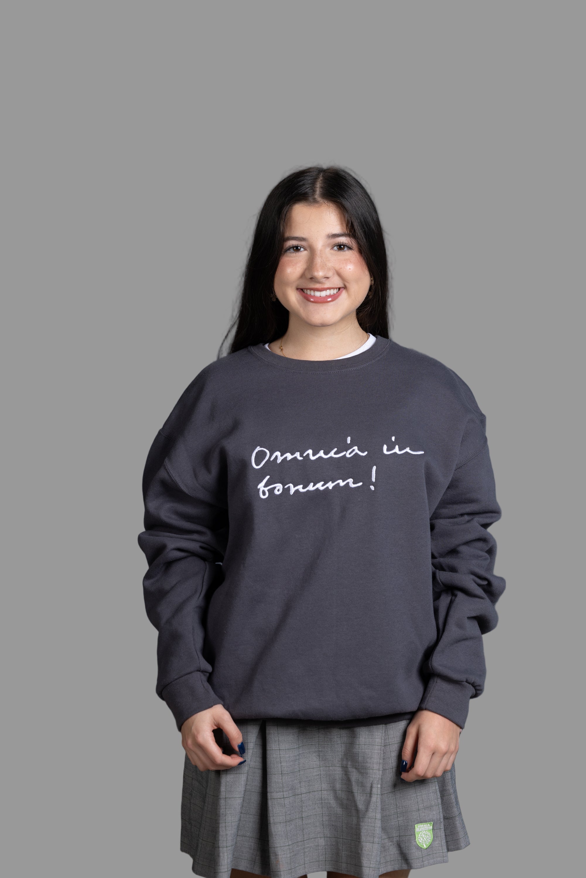 Omnia in Bonum-Crewneck Sweatshirt/Big Logo