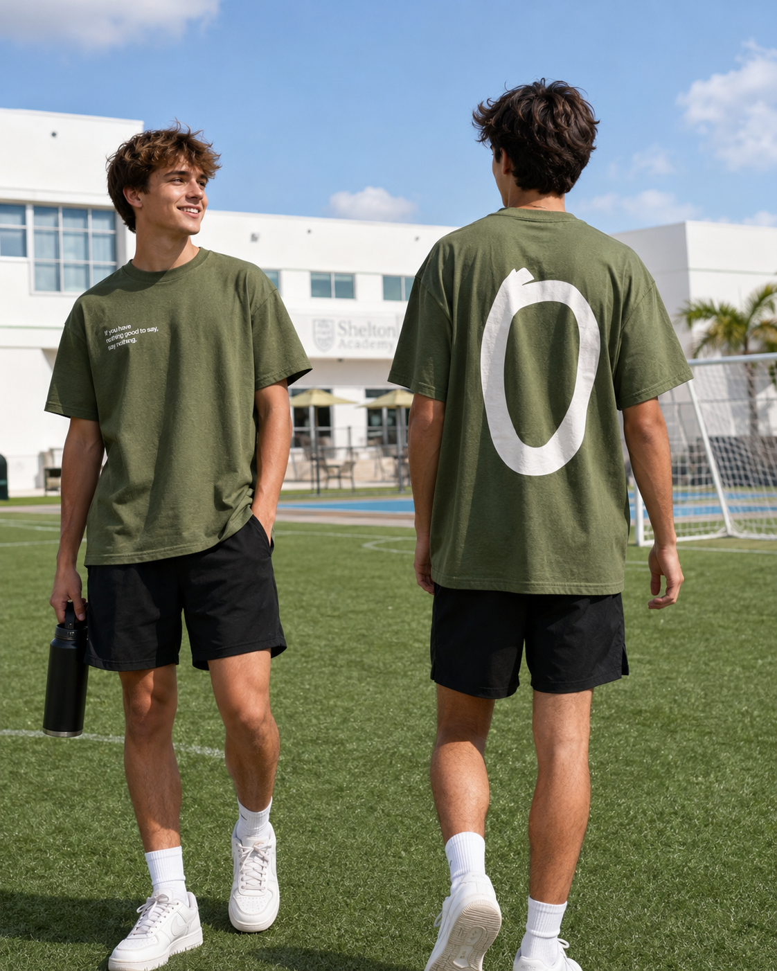 O - Double Print T-Shirt – If You Have Nothing To Say, Say Nothing